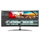 LG 34UC98-W 34-Inch 21:9 Curved UltraWide QHD IPS Monitor with...