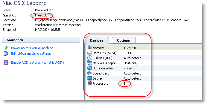 10.5.5 Leopard Vmware Image