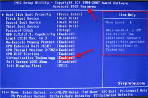 Vt x is disabled in the bios for all cpu modes virtualbox как исправить