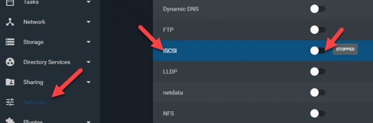 Freenas iscsi настройка vmware