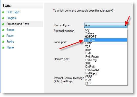 How To Enable Ping Response In Windows 7 8 1 Vista Firewall How To Block Too