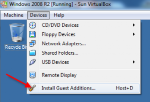 Как установить windows server 2008 на virtualbox