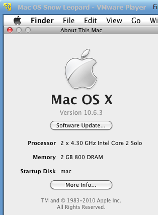 Mac Os X 10.6 Snow Leopard Vmdk