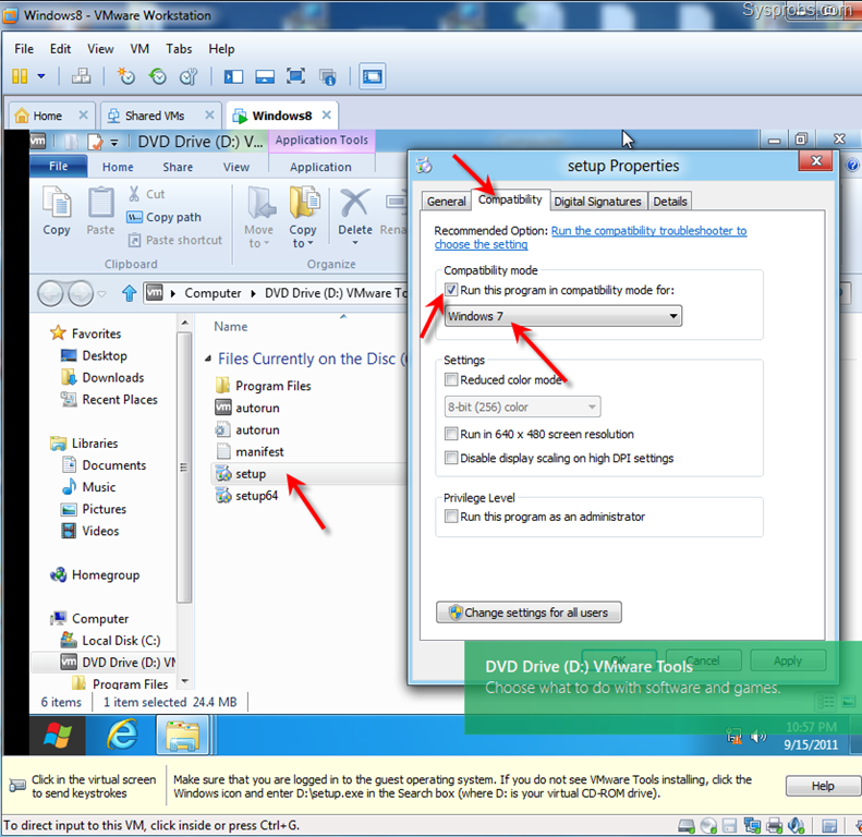  Guide Install Windows 8 On VMware Workstation With VMware Tools