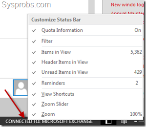 Headers only in outlook 2016 login