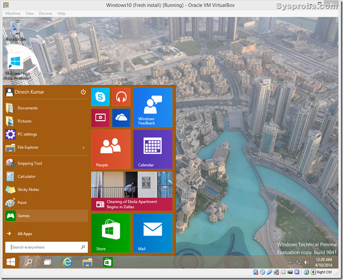 windows 10 virtualbox image download