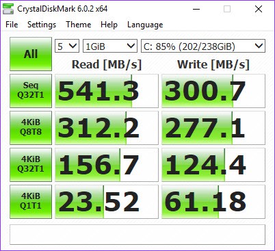 best size ssd for windows 10