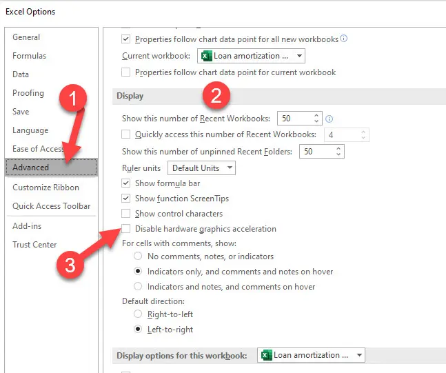 Disable Hardware Graphics