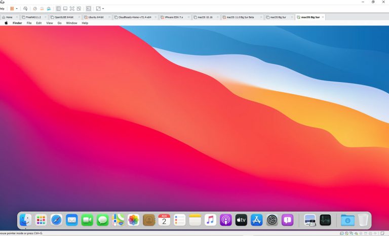 macOS 11.0 Big Sur VMware Image - VMDK File for Windows - Sysprobs