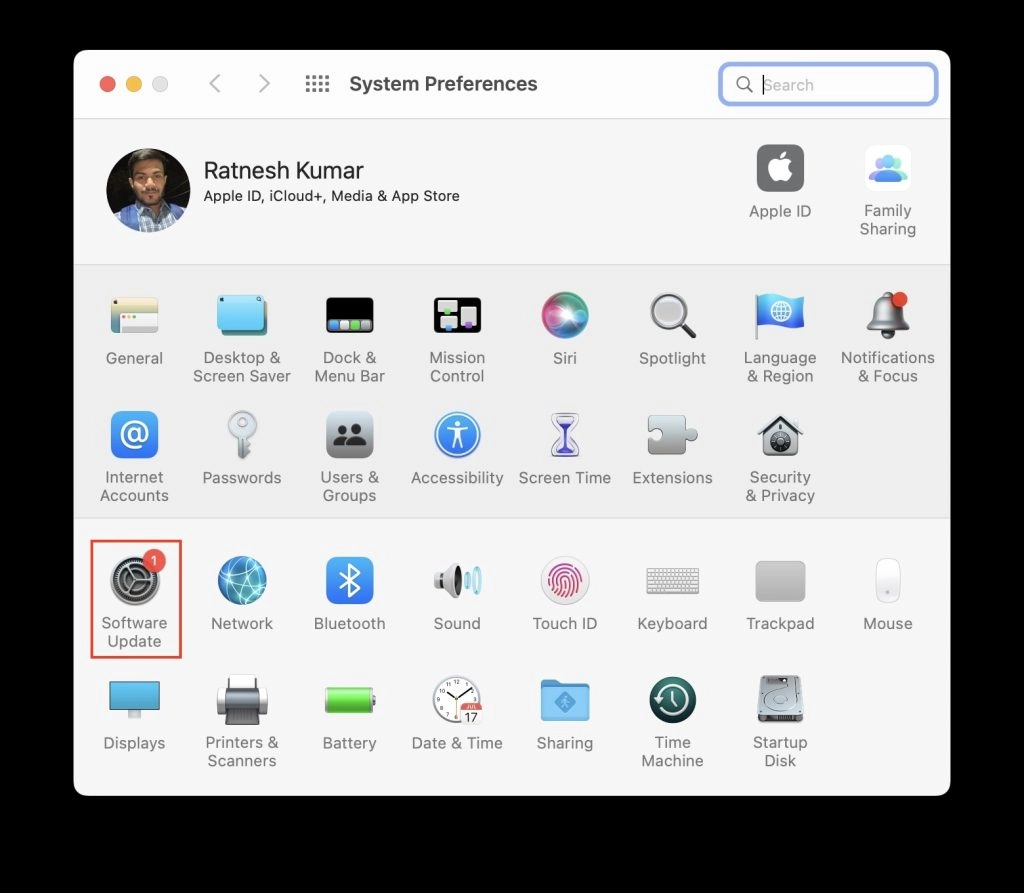 System Preferences