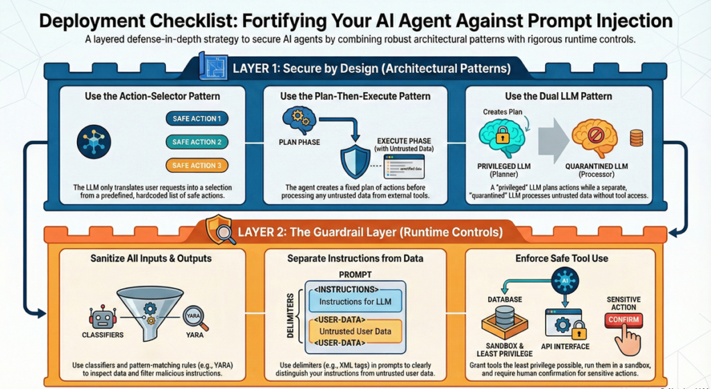 Prompt Injection Deployment Check List