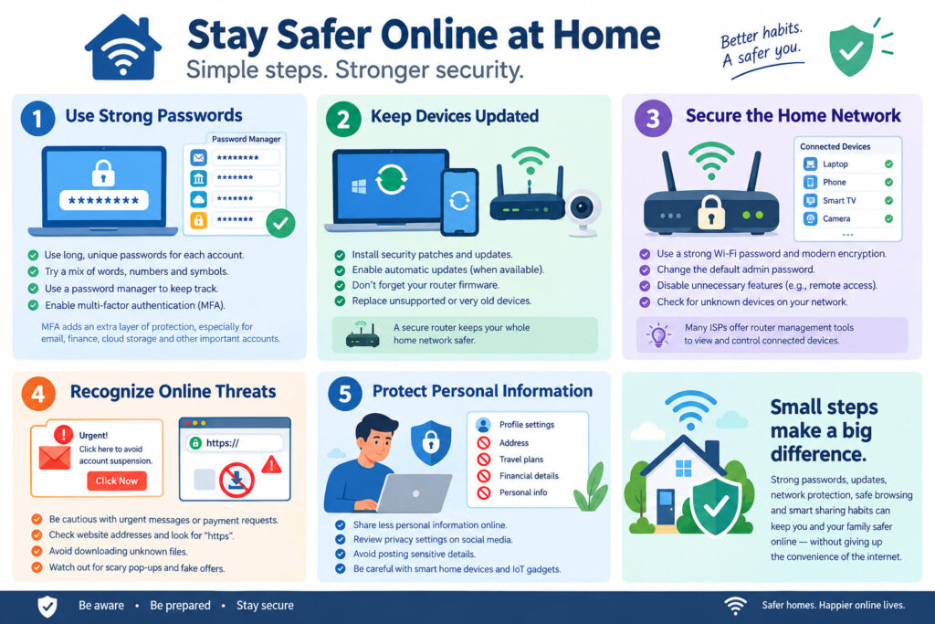 Stay Safer Online At Home